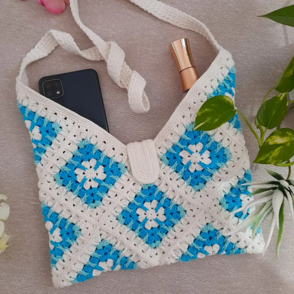 bolso crochet granny square 2