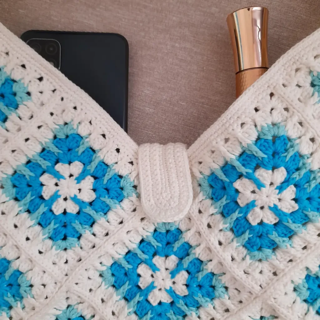 bolso crochet granny square 4