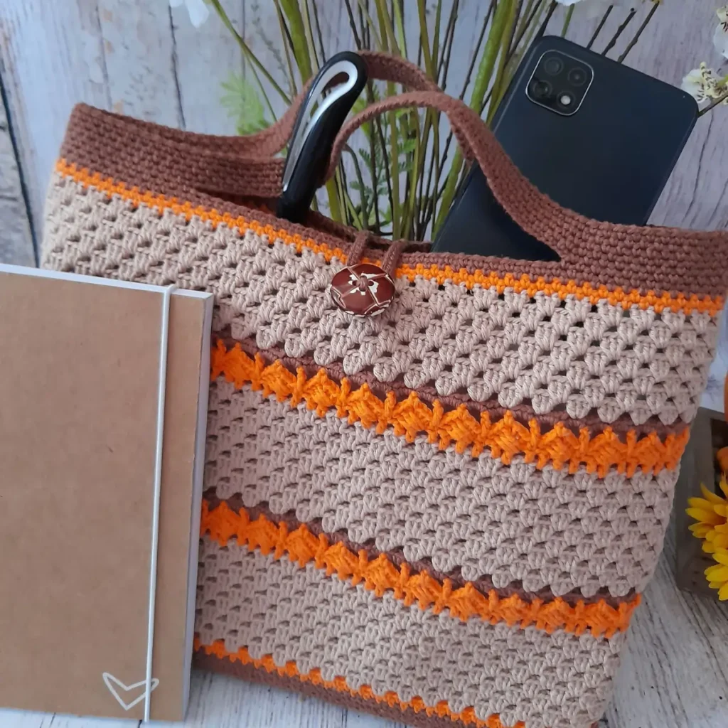 patron crochet bolso de mano 8