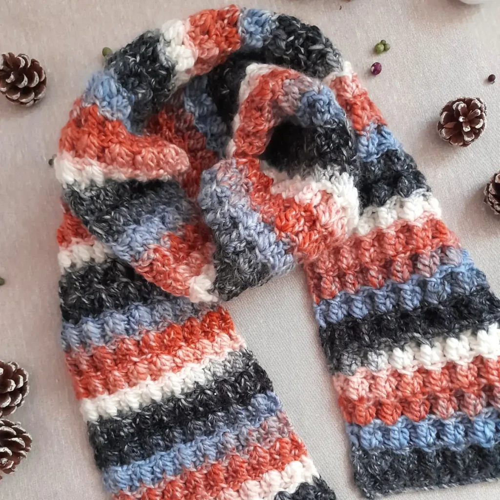 patron crochet bufanda ribbon 4