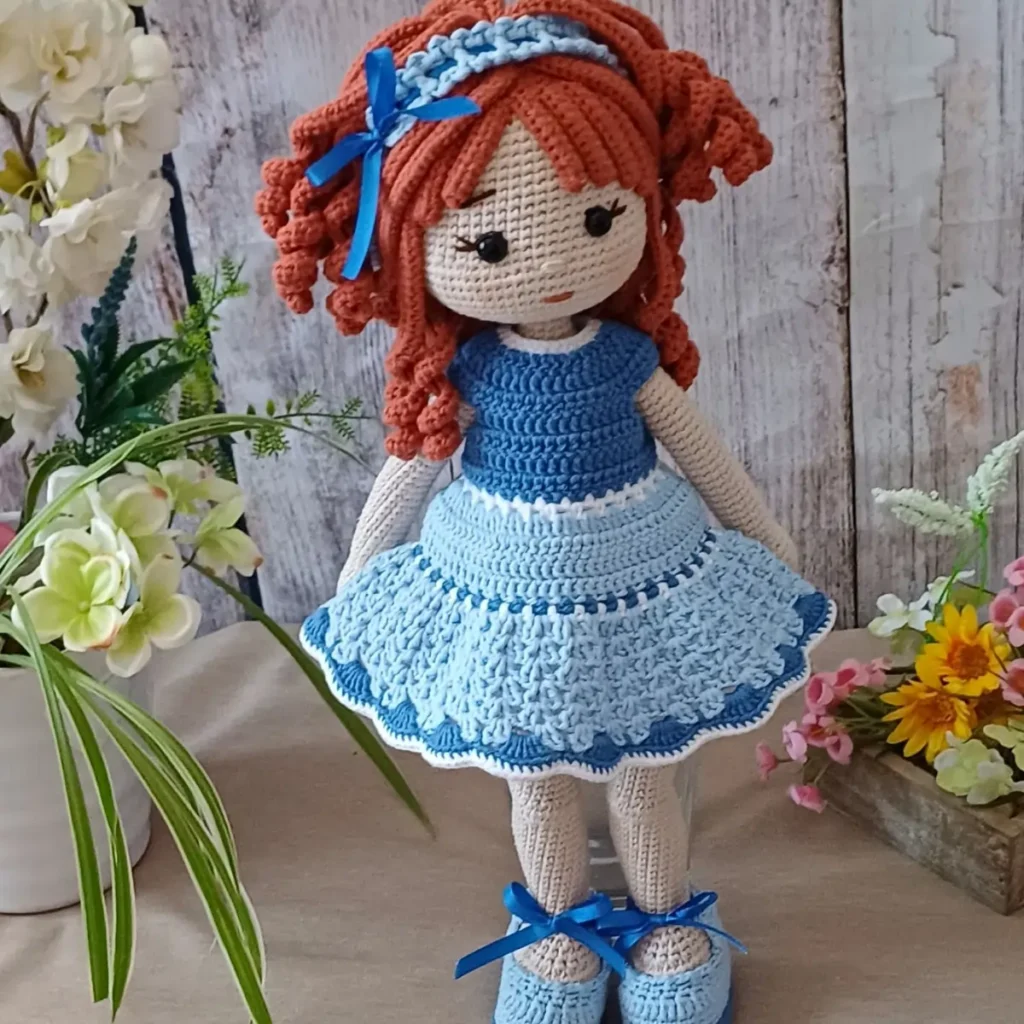 patron crochet muneca matilda vestido azul 2