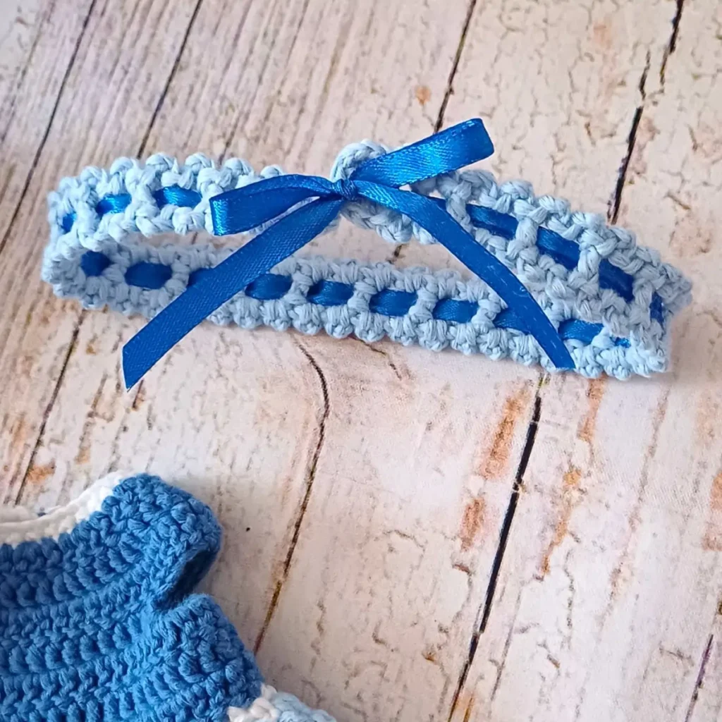 Patrón vestido para Matilda en tonos azules patron crochet vestido matilda azul 3