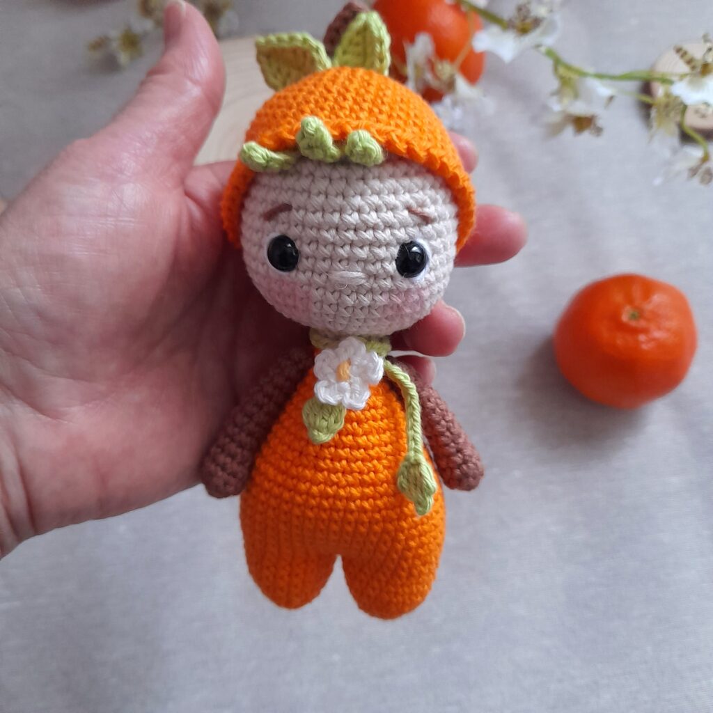 115244 amigurumi bebe naranja fruta c