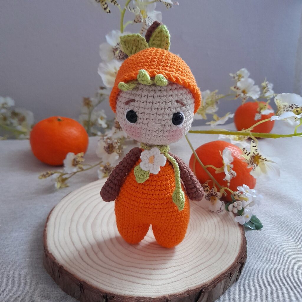 115325 amigurumi bebe naranja fruta c