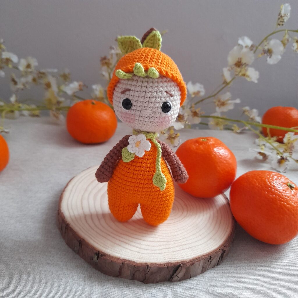 141802 amigurumi bebe naranja fruta c