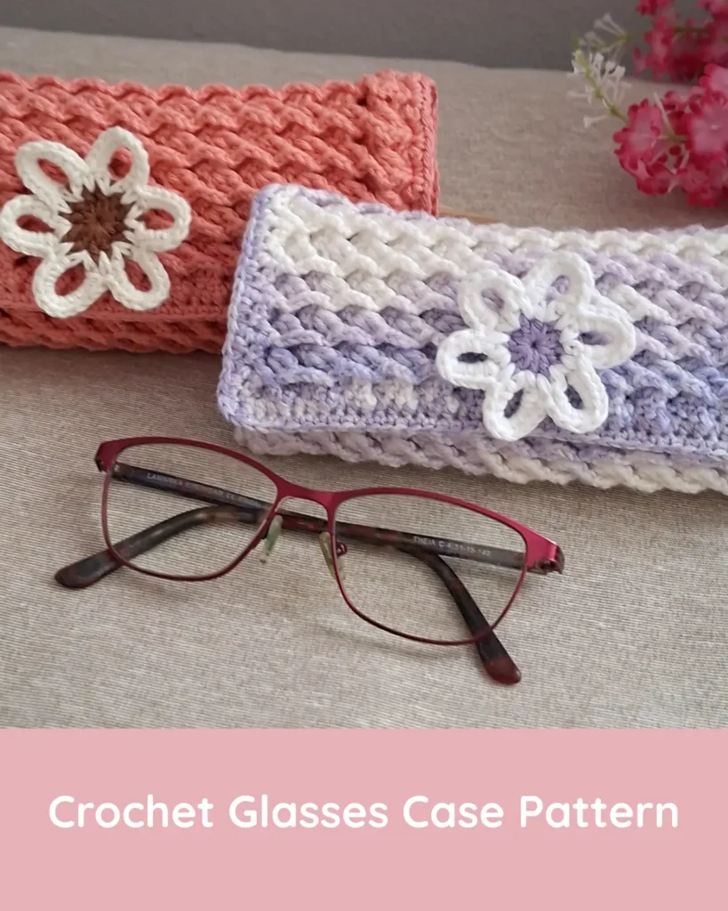 crochet glasses case pattern