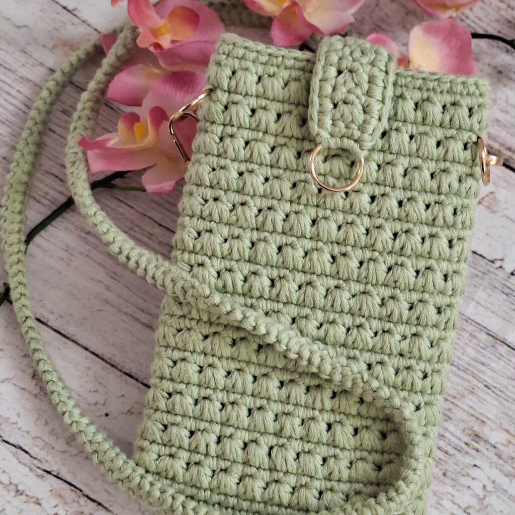 SALVIA Phone Bag Pattern bolso crochet movil salvia 2 c