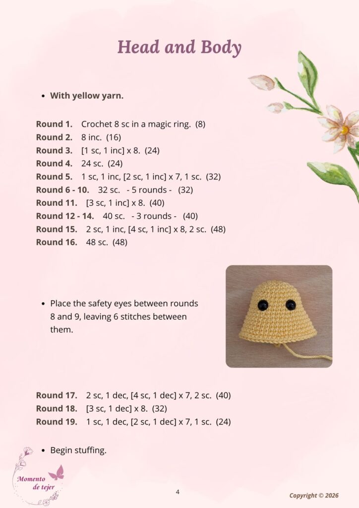 Countryside Chick Keychain Crochet Pattern countryside chick amigurumi keychain crochet pattern 4