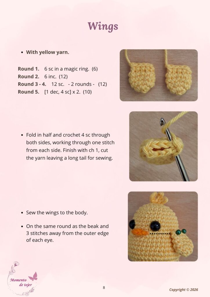 Countryside Chick Keychain Crochet Pattern countryside chick amigurumi keychain crochet pattern 8