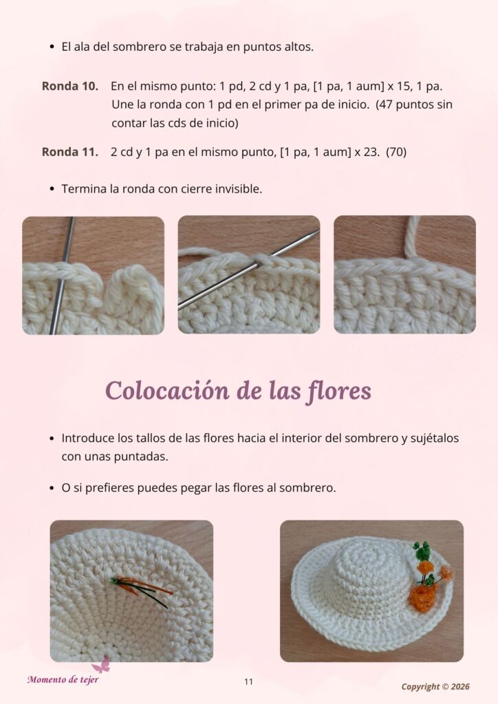 Pollito Campestre – Patrón Gratuito de Crochet para Llavero patron de crochet llavero amigurumi pollito campestre 11
