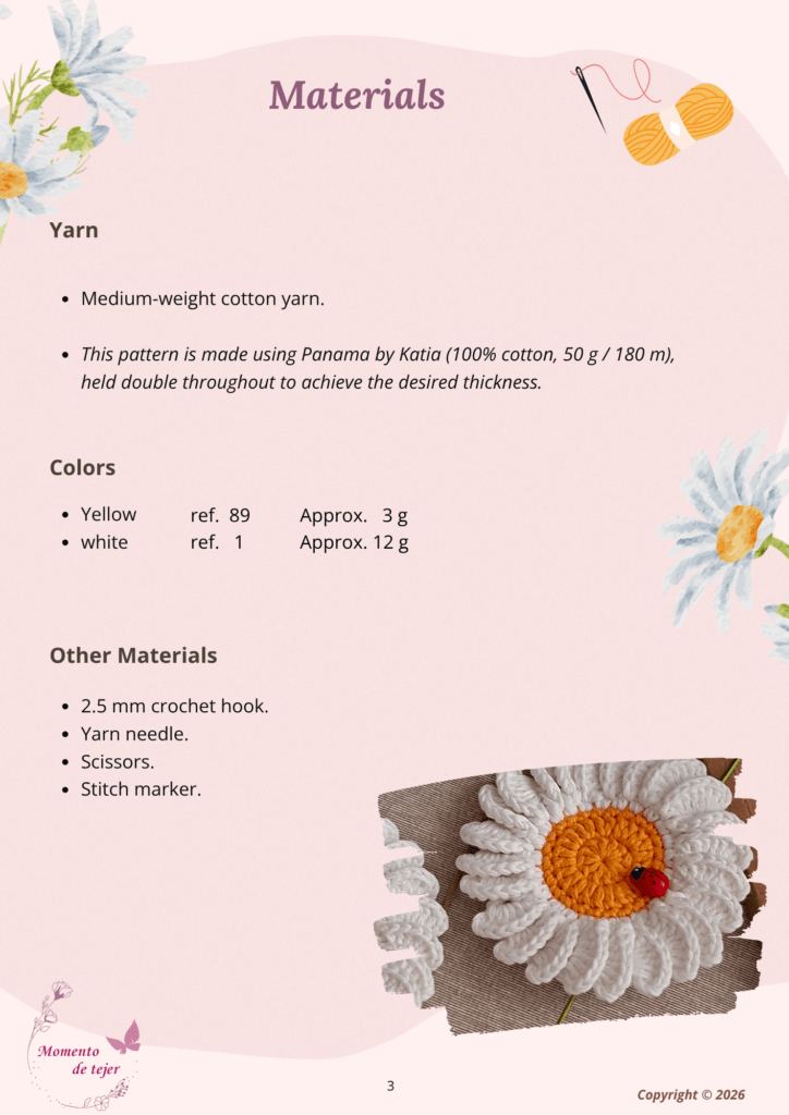 Daisy Coaster - Free Crochet Pattern daisy coaster crochet pattern 3