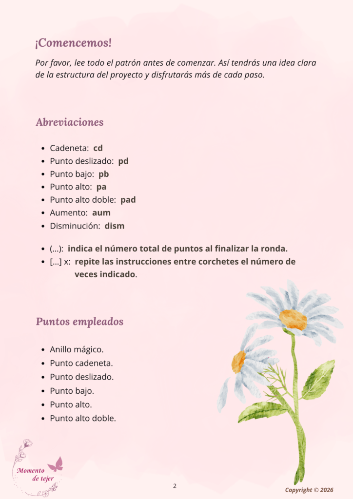 posavasos margarita patron de crochet 2