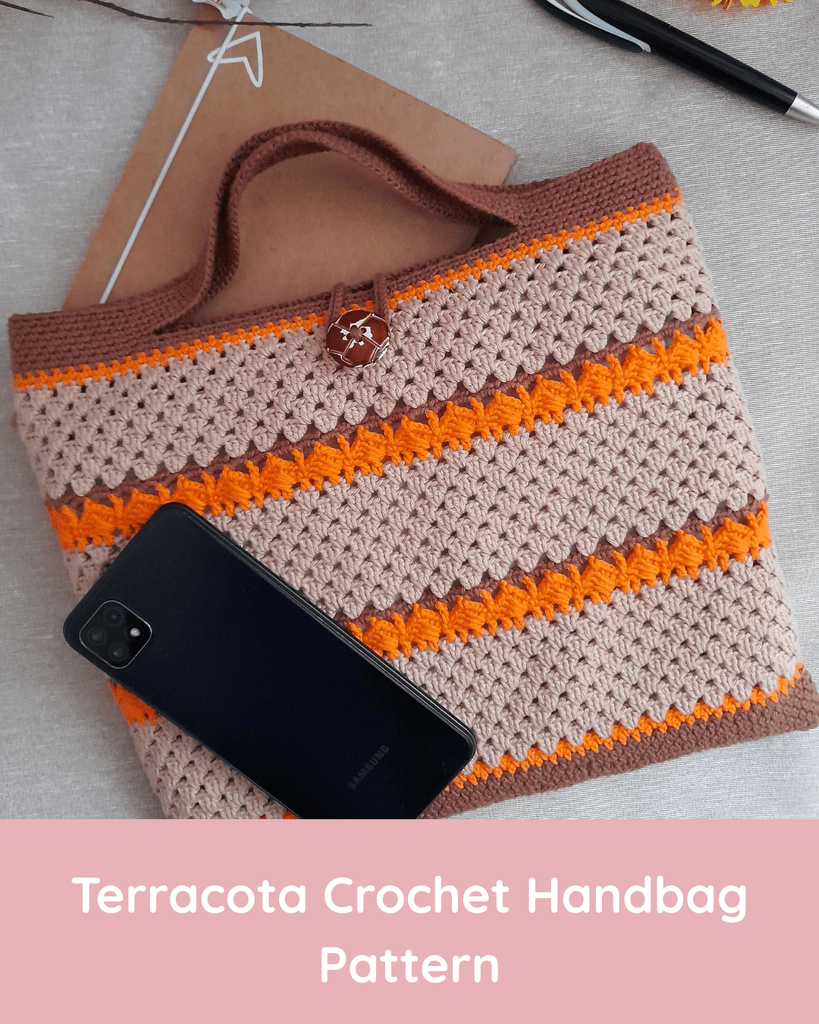 terracota crochet handbag pattern