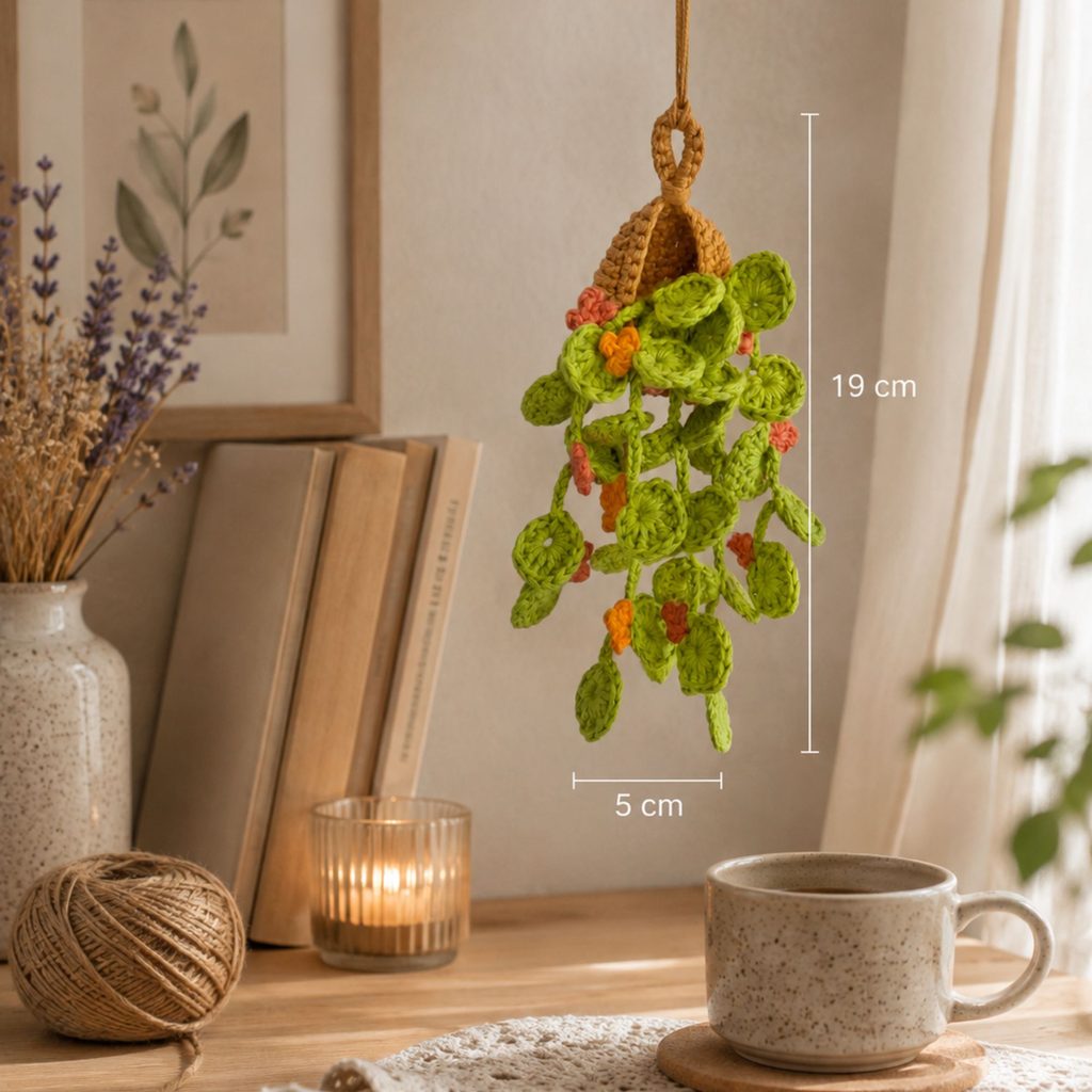 Nido Silvestre (Wild Nest ) - Free Crochet Pattern wild nest crochet hanging plant 3