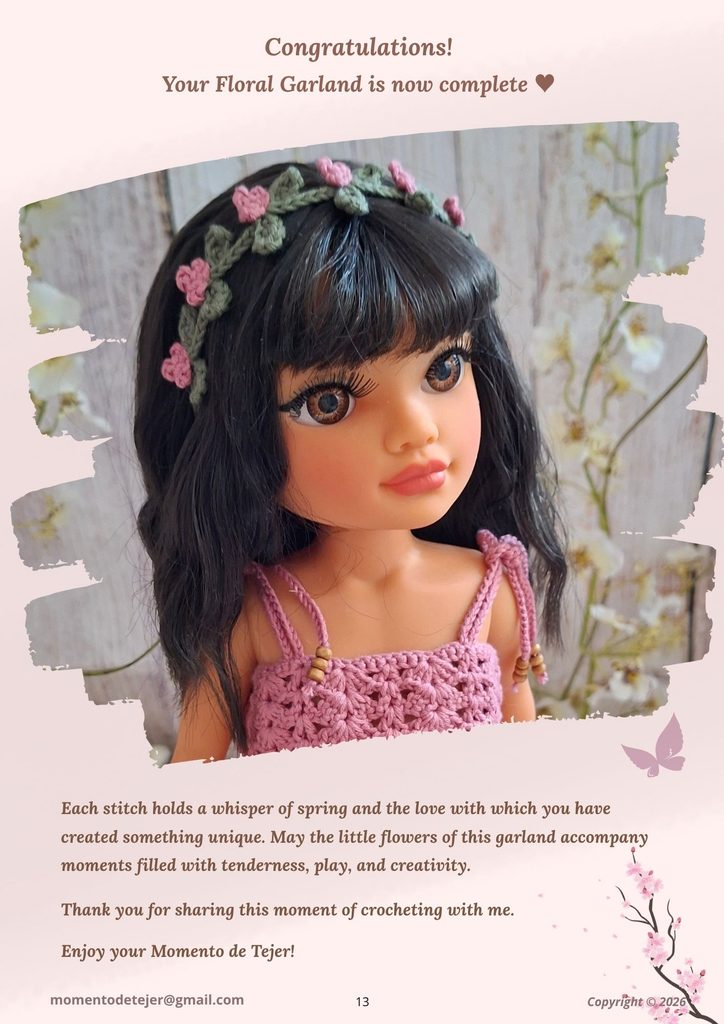 Floral Garland for Nancy – Free Crochet Pattern 13 spring dream crochet pattern
